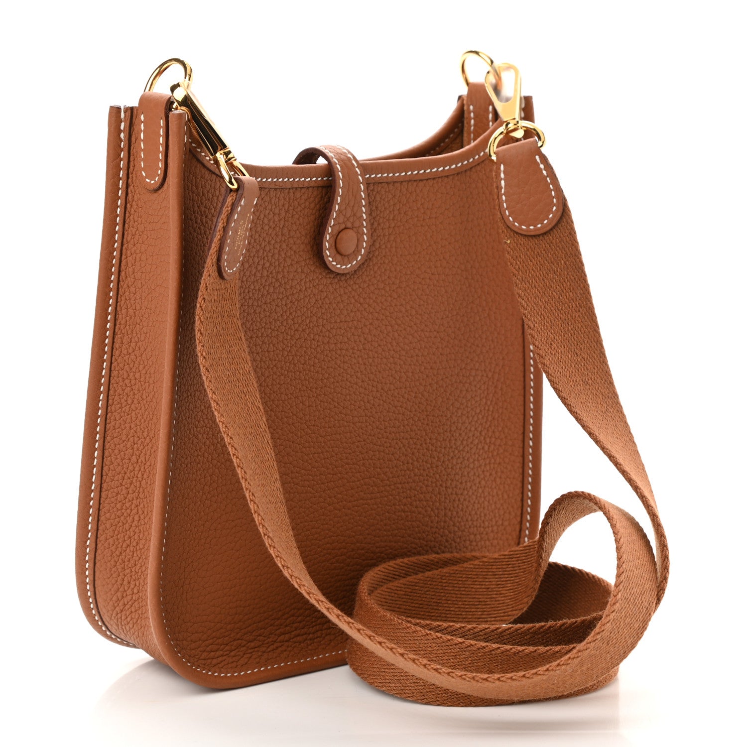 Hermes Taurillon Clemence Evelyne TPM Gold 3 of 11
