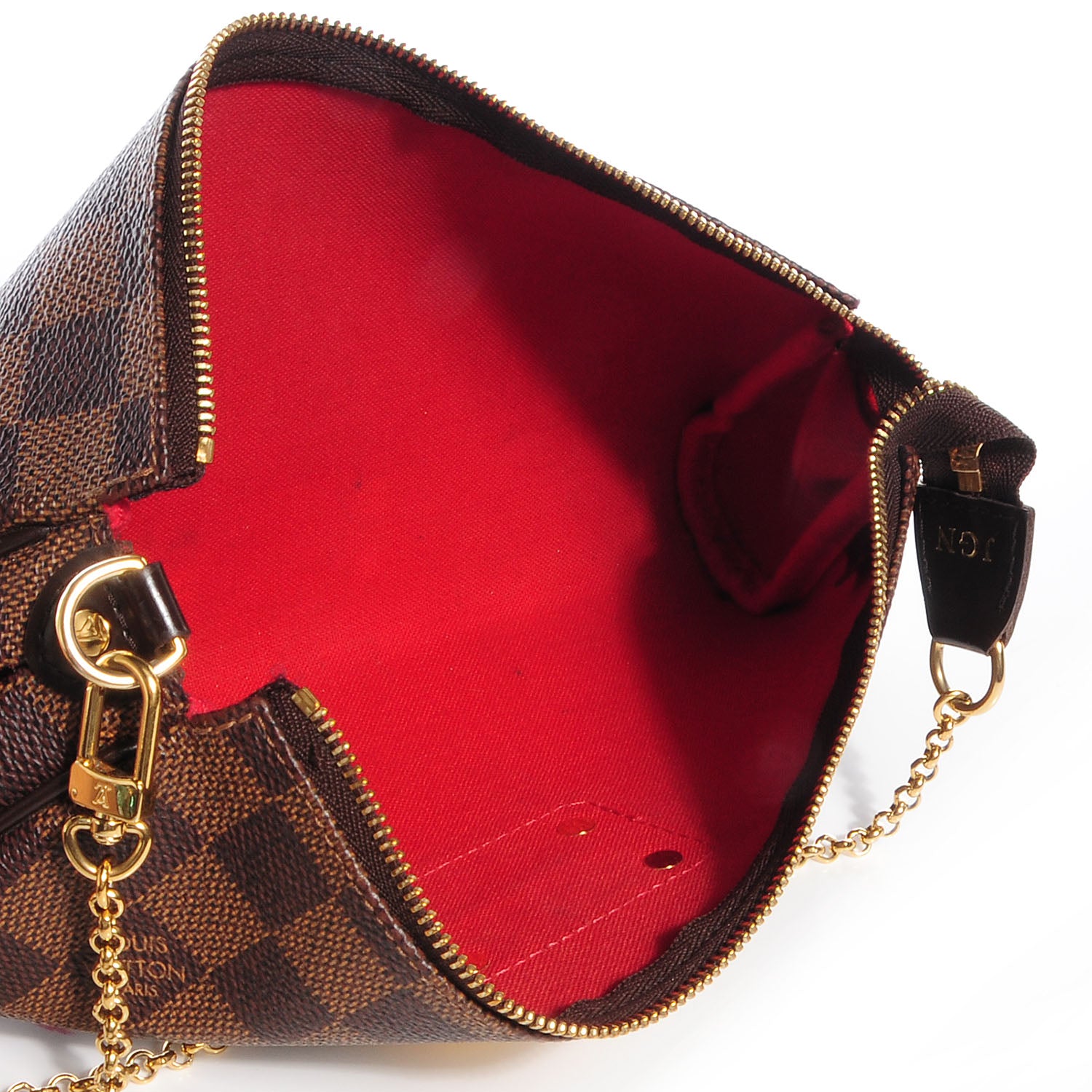Louis Vuitton Damier Ebene Eva Clutch 5 of 8