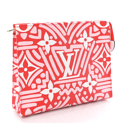Louis Vuitton Monogram Giant Crafty Pochette Toiletry 26 Rouge Rose Creme 3 of 8