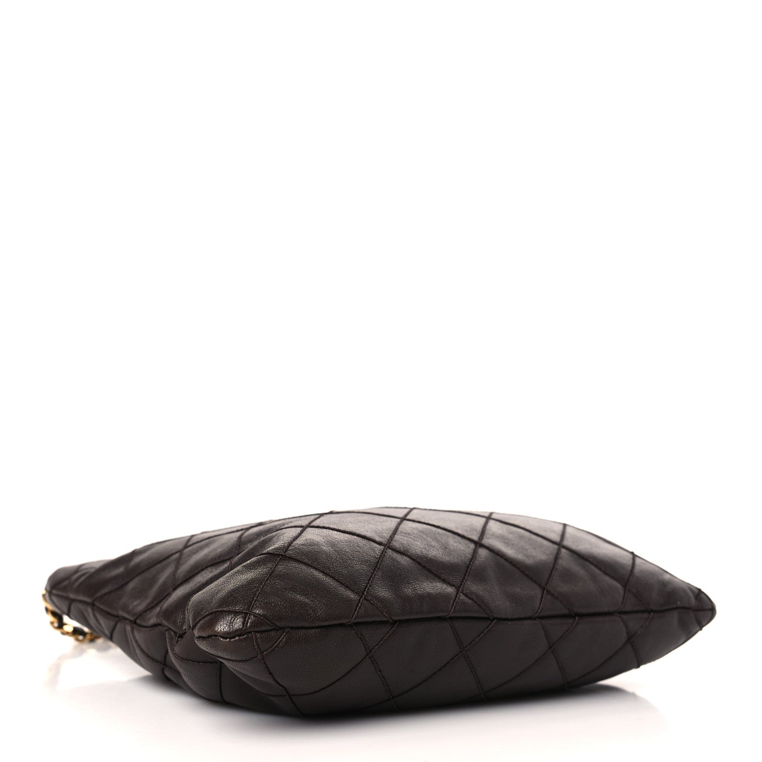 Chanel Lambskin Quilted Tassel Shoulder Bag Brown 3 of 9