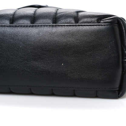 Saint Laurent Calfskin Y Quilted Monogram Monochrome Small Loulou Chain Satchel Black 11 of 11