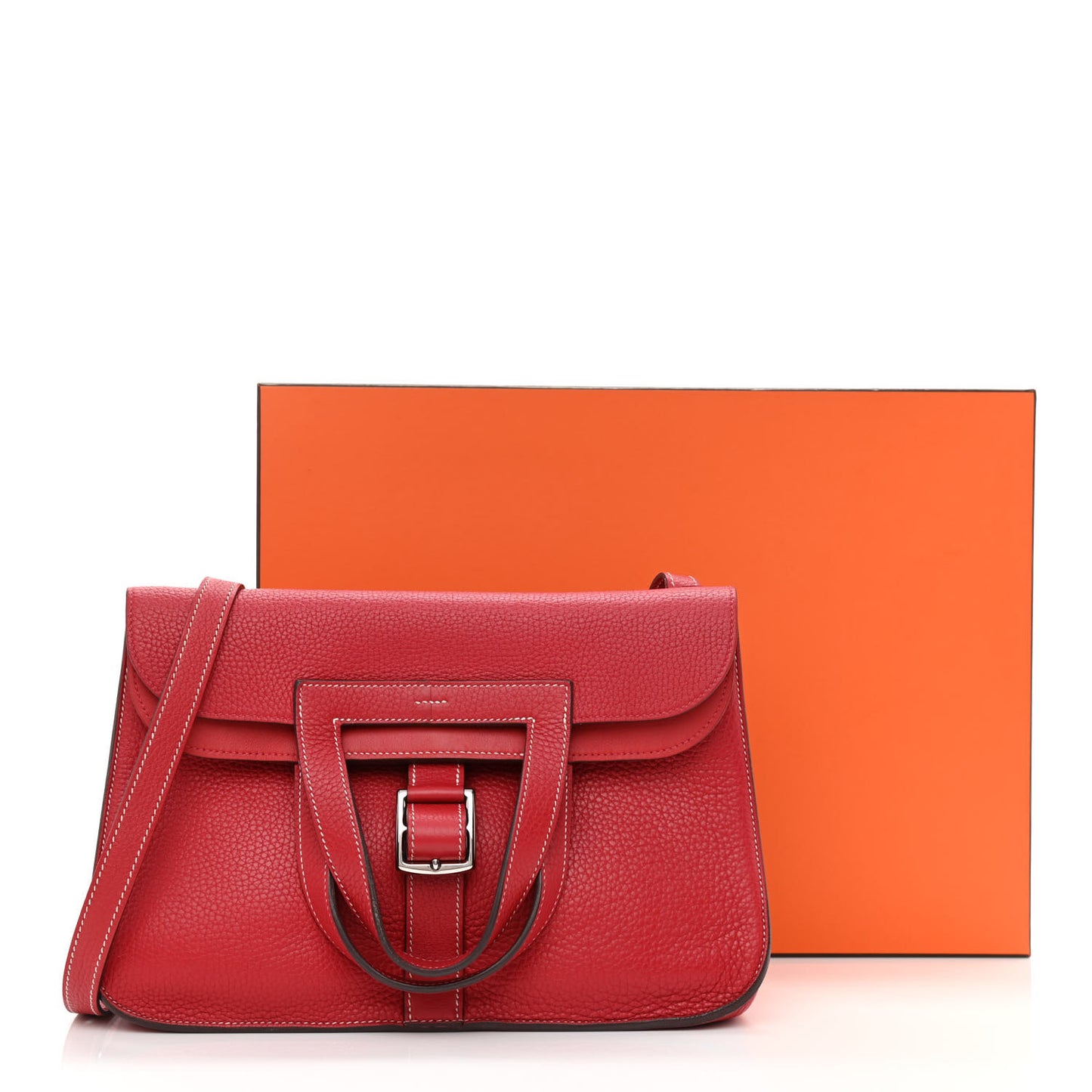 Taurillon Clemence Verso Halzan 31 GM Rouge Casaque Vermillion
