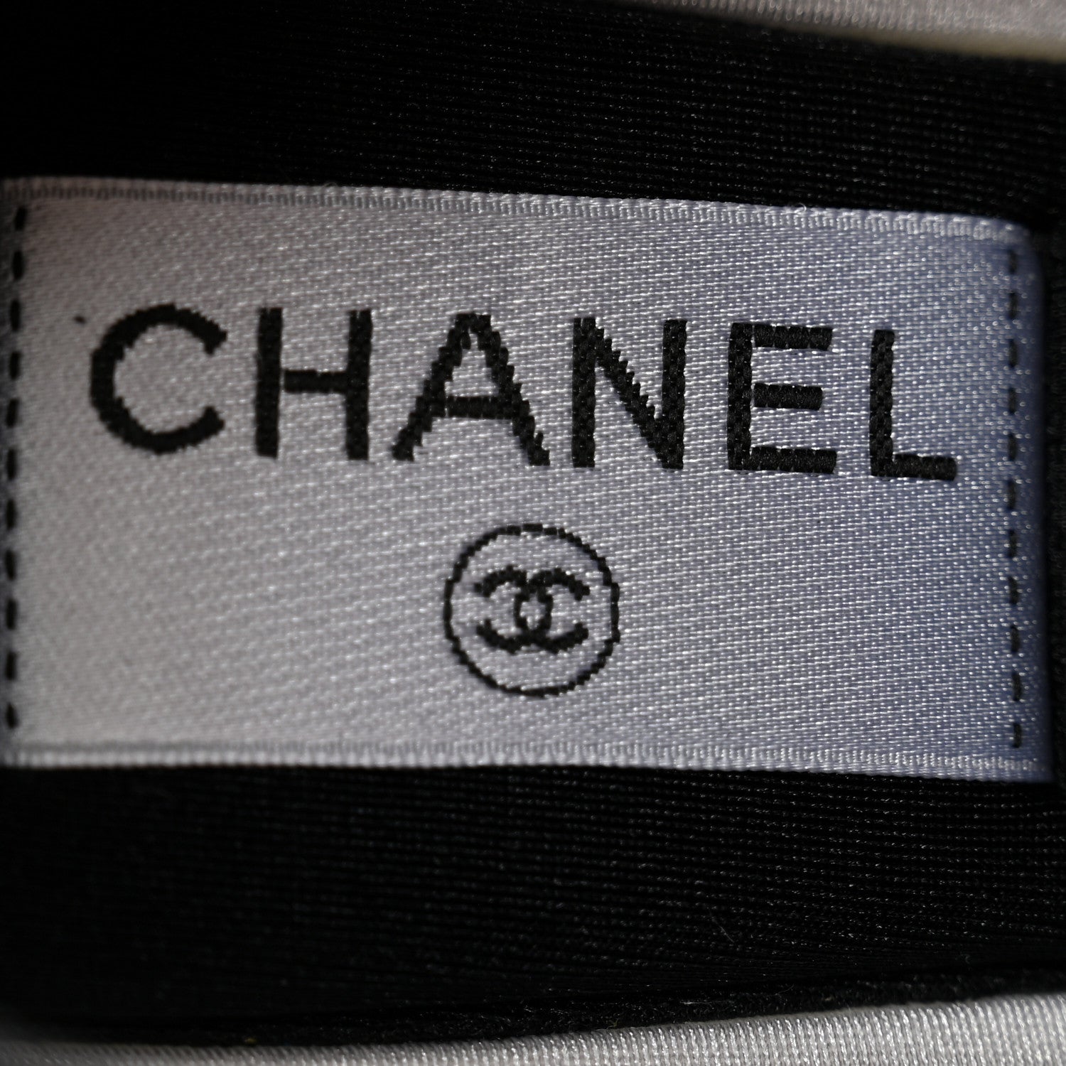 Chanel Velvet Calfskin Mixed Fibers CC Sneakers 36 Black 6 of 10