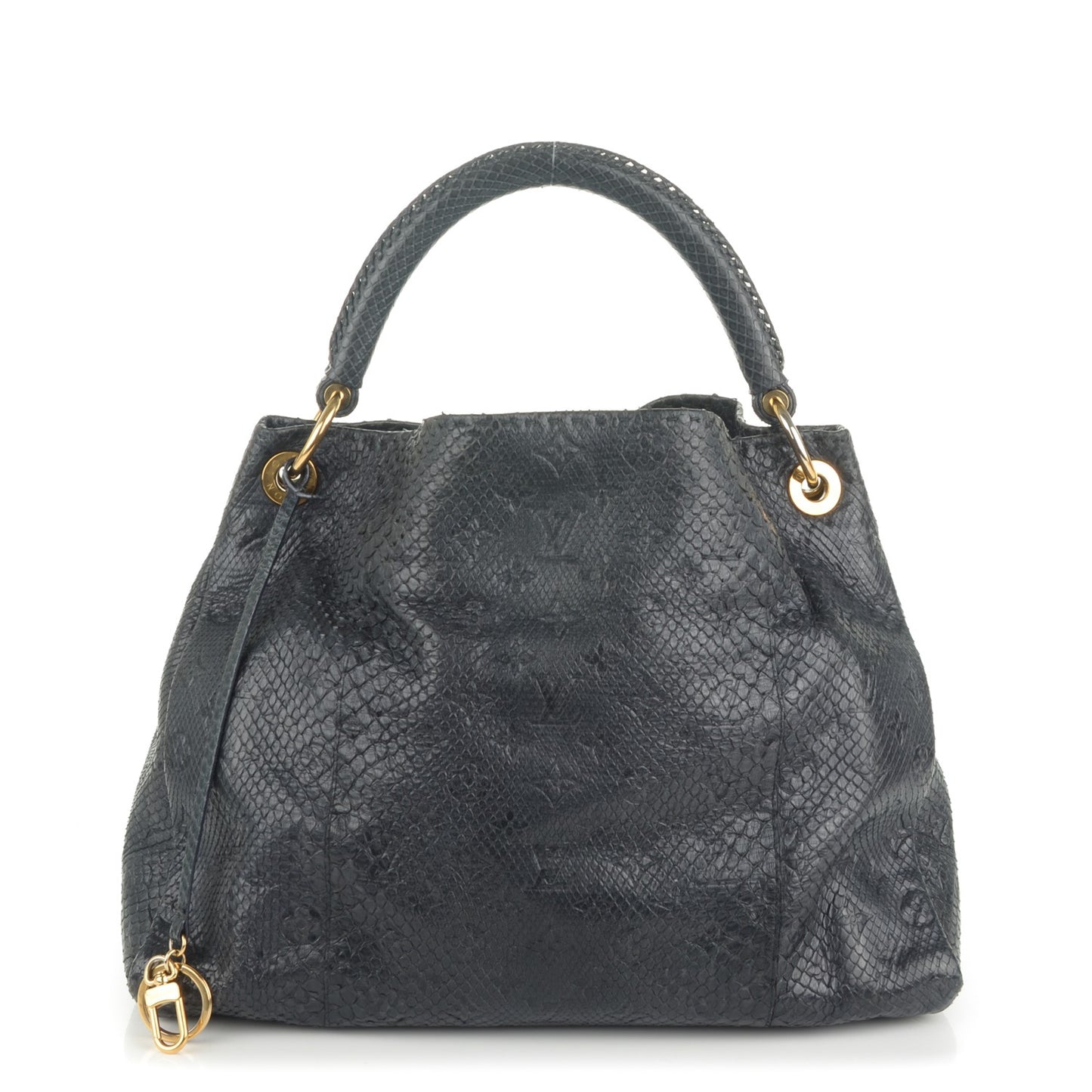 Python Embossed Monogram Artsy MM Marine