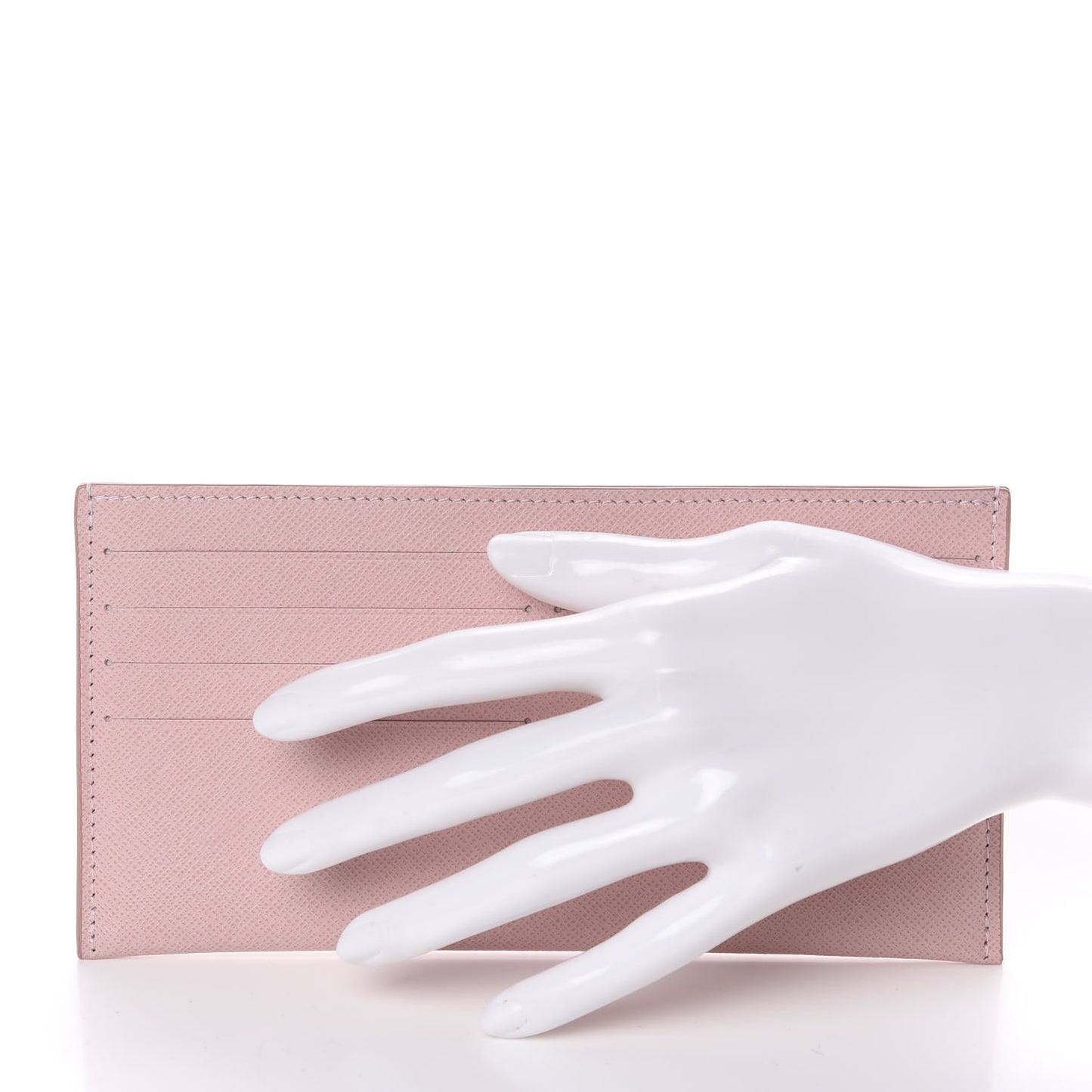 Calfskin Felicie Card Holder Insert Rose Ballerine