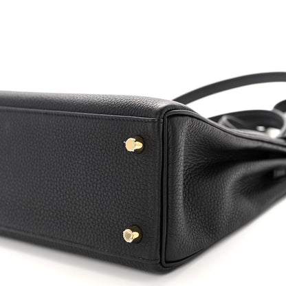 Hermes Togo Kelly Retourne 25 Black 10 of 11