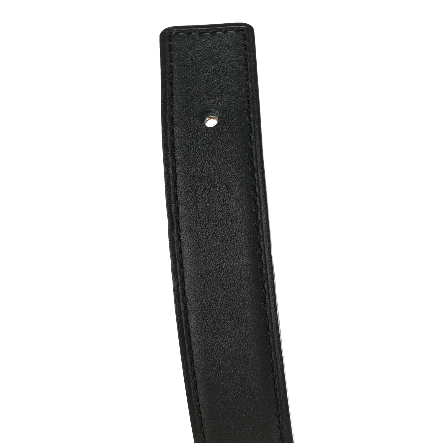 Hermes Swift Epsom 24mm Belt Strap 90 36 Black Gold 5 of 7