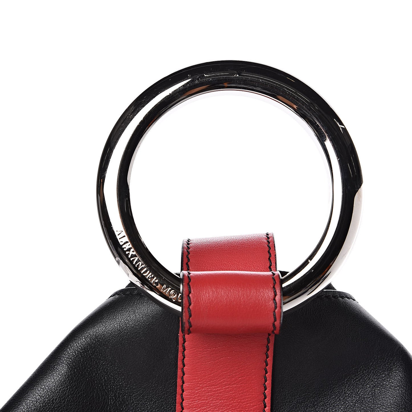 Calfskin Butterfly Bag Black Red