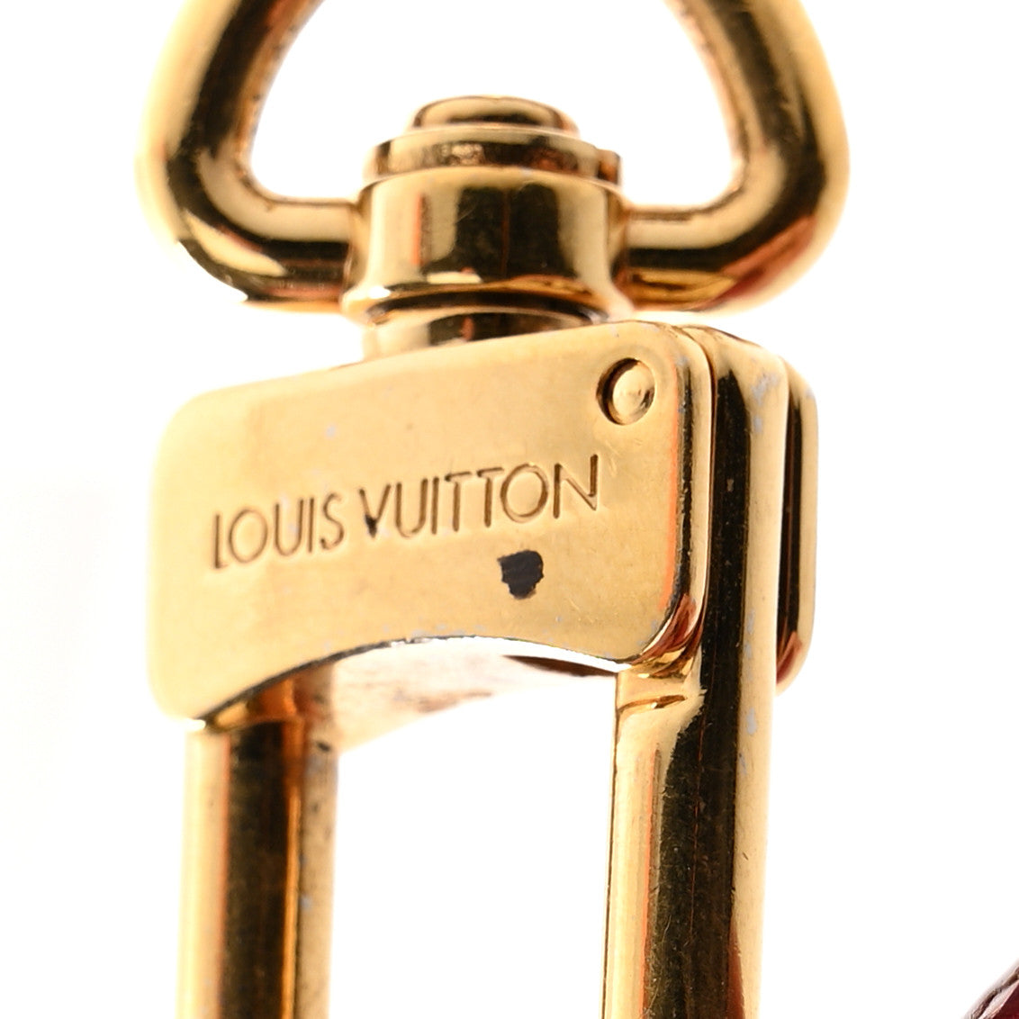 LV Facettes Bag Charm Key Holder Gold