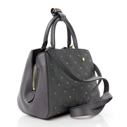 Louis Vuitton LOUIS VUITTON Empreinte Studded Montaigne BB Gris Silver 3 of 16