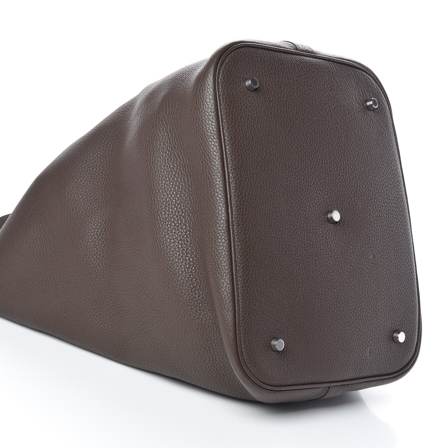 Hermes Taurillon Clemence Picotin Lock TGM Chocolate 9 of 11
