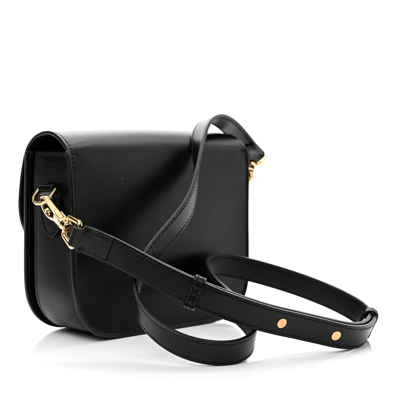 Burberry Calfskin Small Elizabeth Bag Black 3 of 8