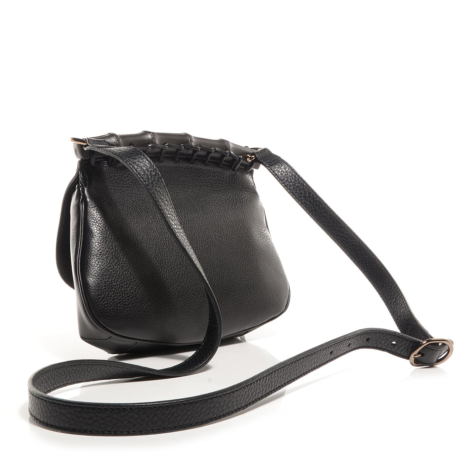 Gucci Leather Nouveau Small Shoulder Bag Black 3 of 7