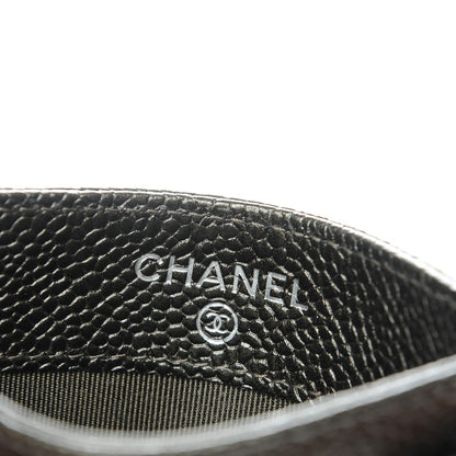 Chanel Caviar Quilted Card Holder Dark Charcoal 6 of 8