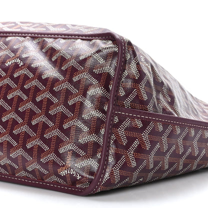 Goyard Goyardine Reversible Anjou PM Burgundy 14 of 16