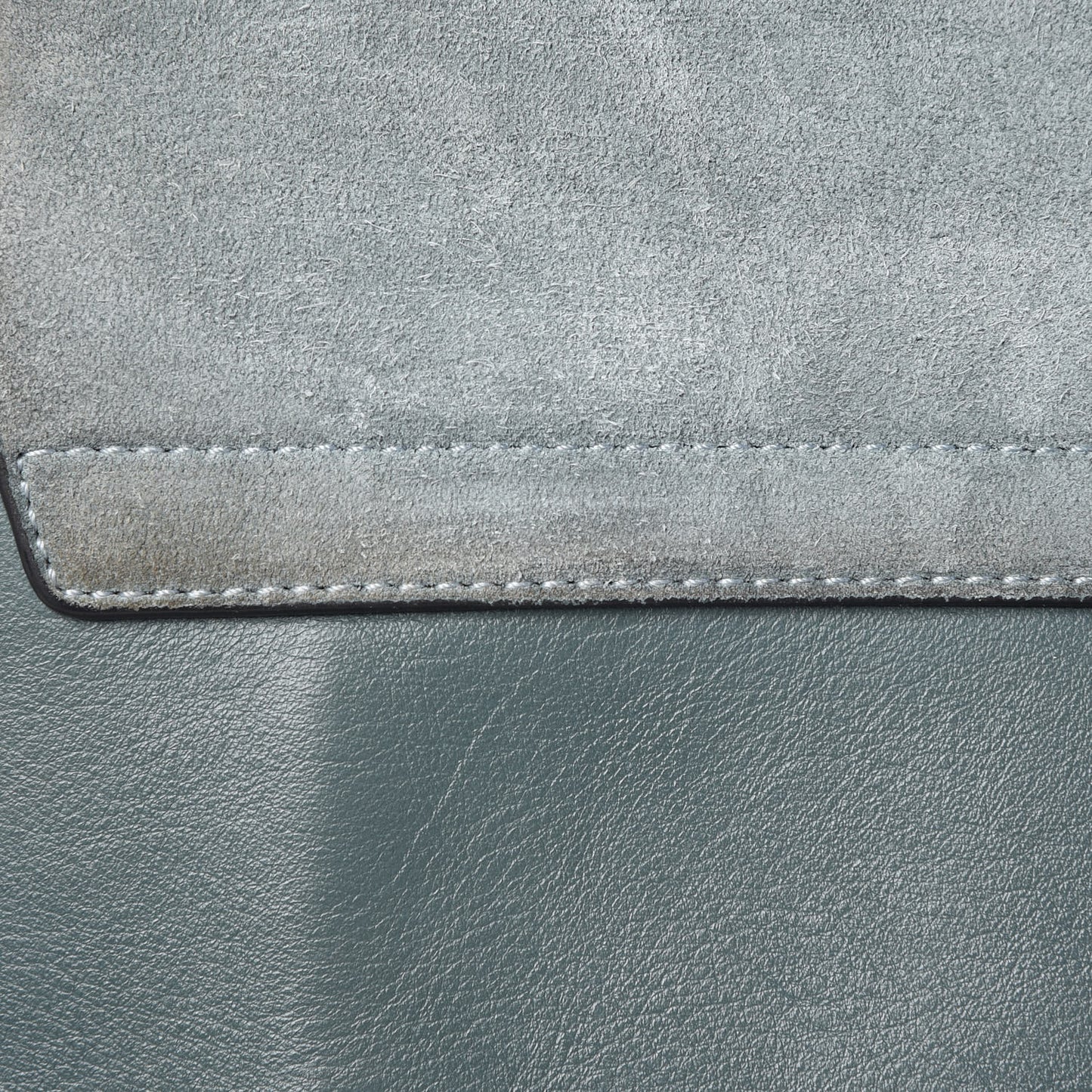 Suede Calfskin Medium Faye Shoulder Bag Cloudy Blue