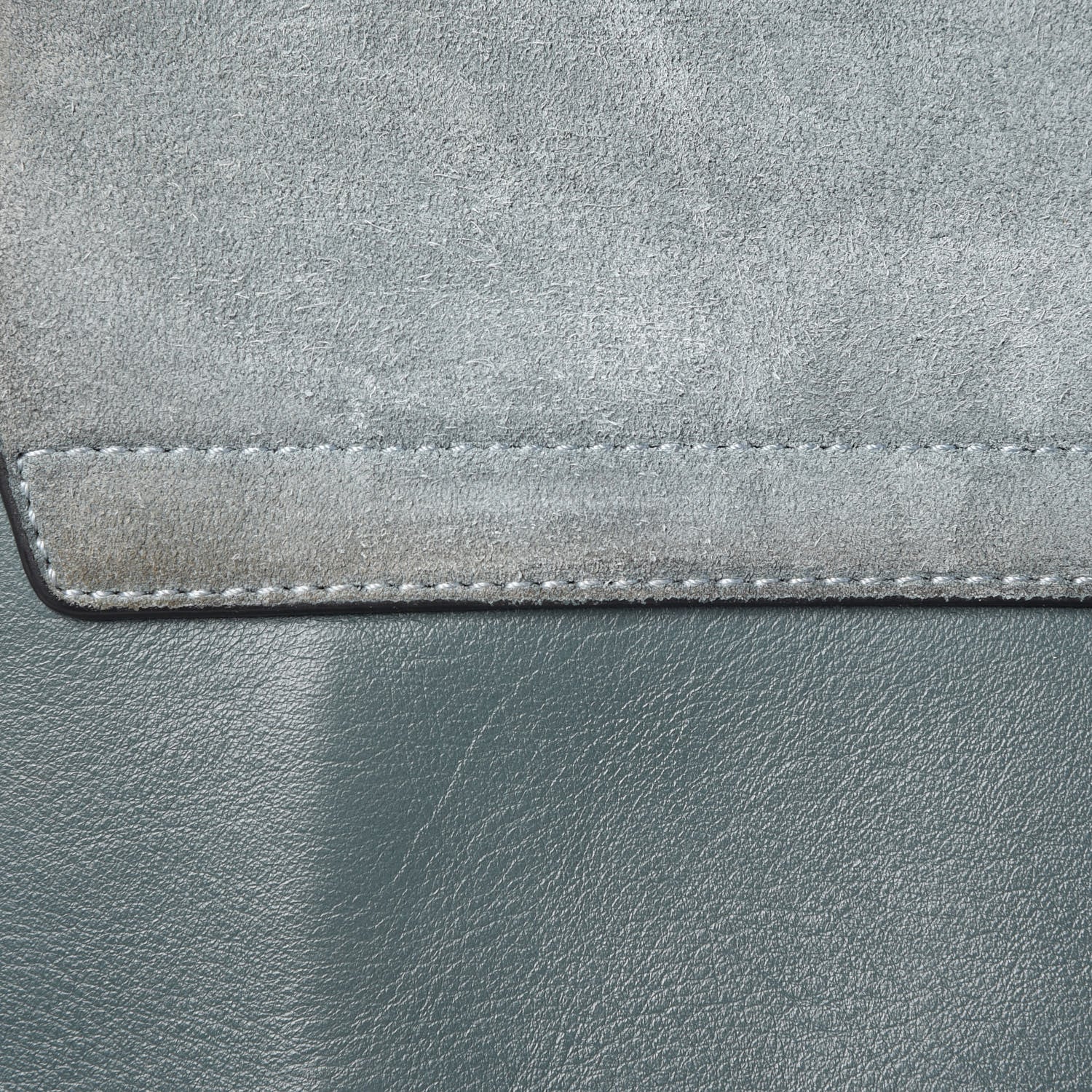 Chloe Suede Calfskin Medium Faye Shoulder Bag Cloudy Blue 13 of 13