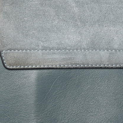 Chloe Suede Calfskin Medium Faye Shoulder Bag Cloudy Blue 13 of 13
