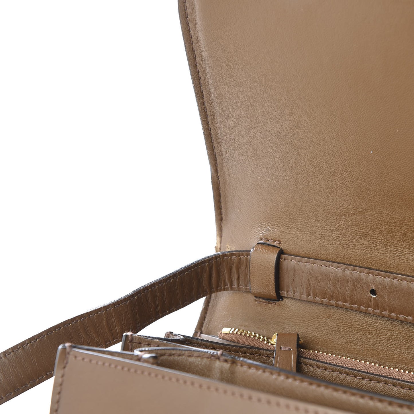 Box Calfskin Medium Classic Box Flap Bag Camel