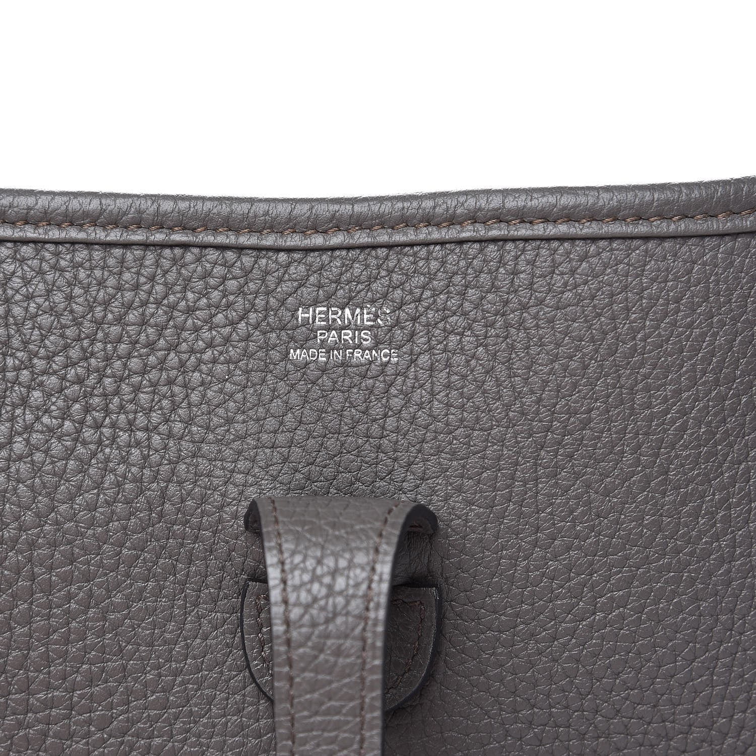 Hermes Taurillon Clemence Evelyne III PM Etain 6 of 12