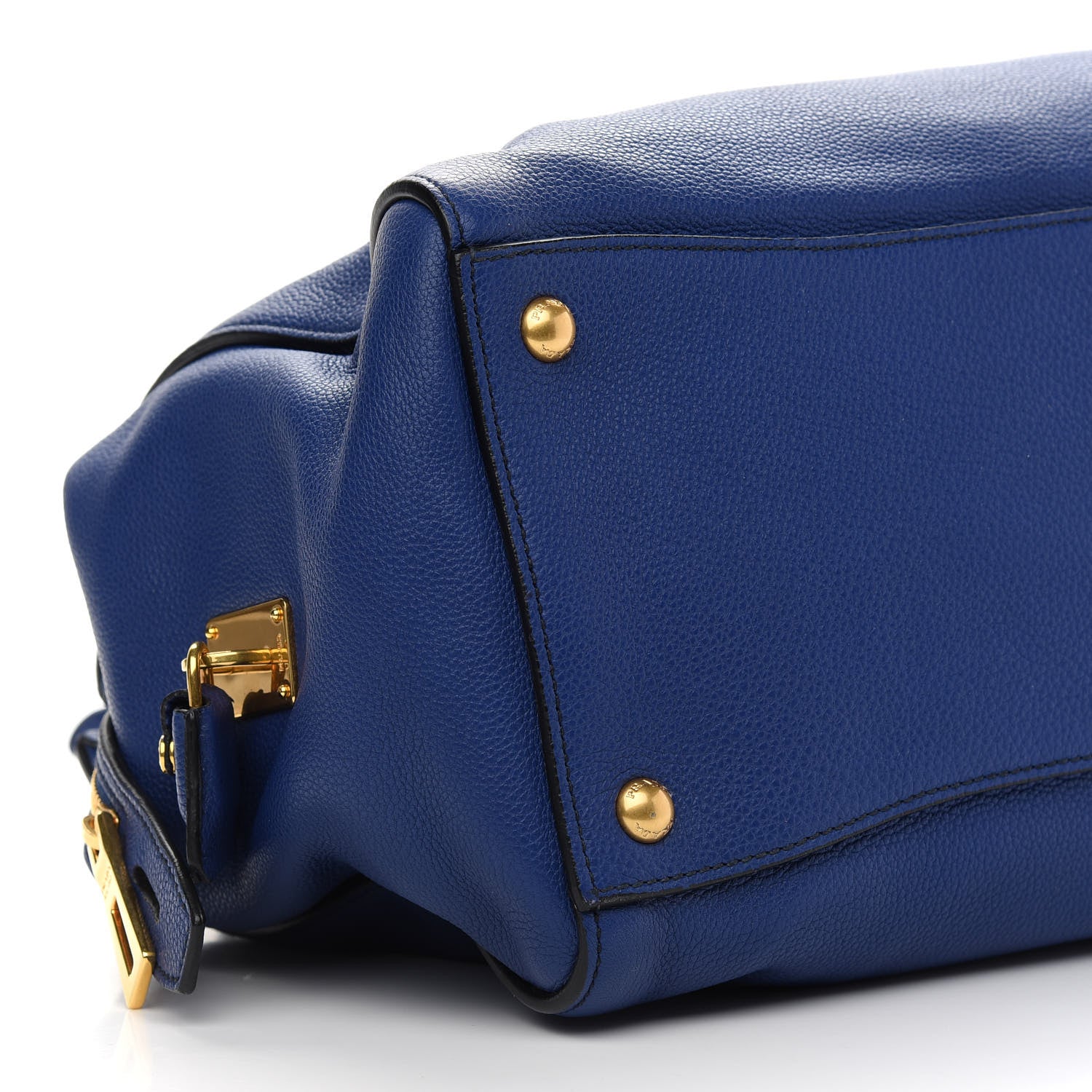 Prada Vitello Grain Tote Inchiostro 7 of 8