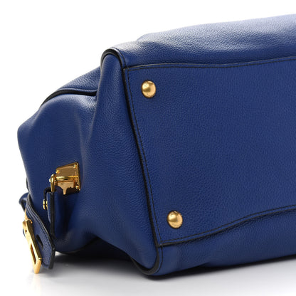 Prada Vitello Grain Tote Inchiostro 7 of 8