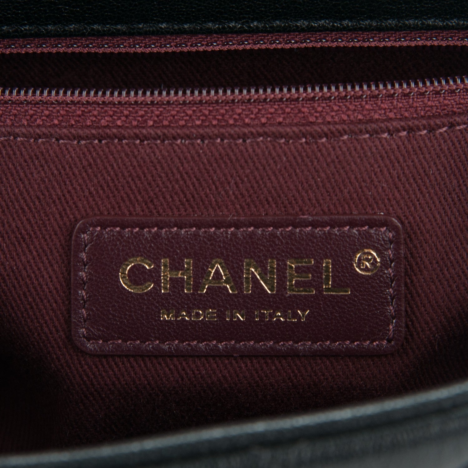 Chanel Shiny Sheepskin Quilted Mini Trapezio Flap Black 7 of 7