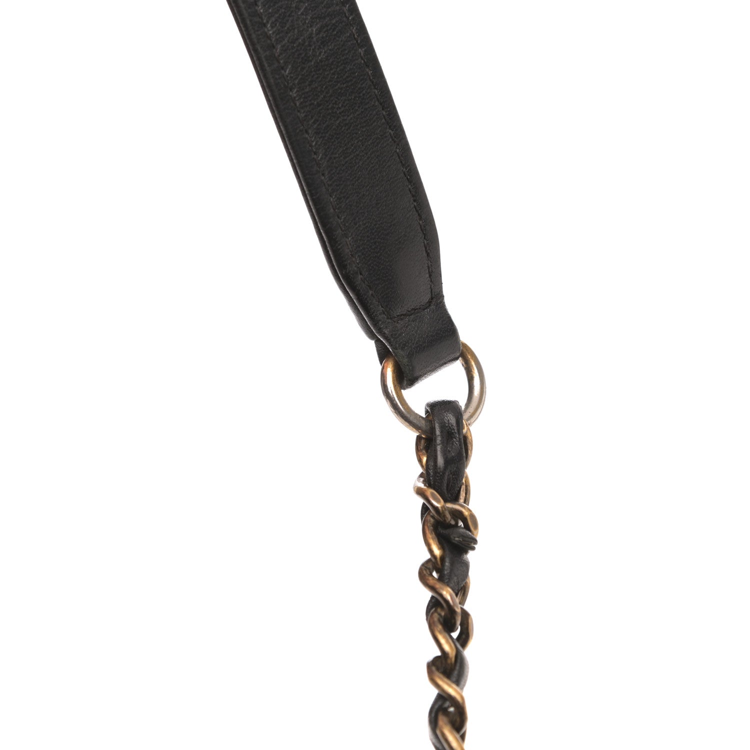 Chanel Shiny Calfskin Goatskin Quilted Coco Curve Vanity Black 9 of 12