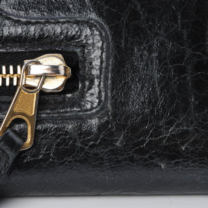 Balenciaga Agneau Giant 12 Gold Hardware Compagnon Wallet Black 10 of 13