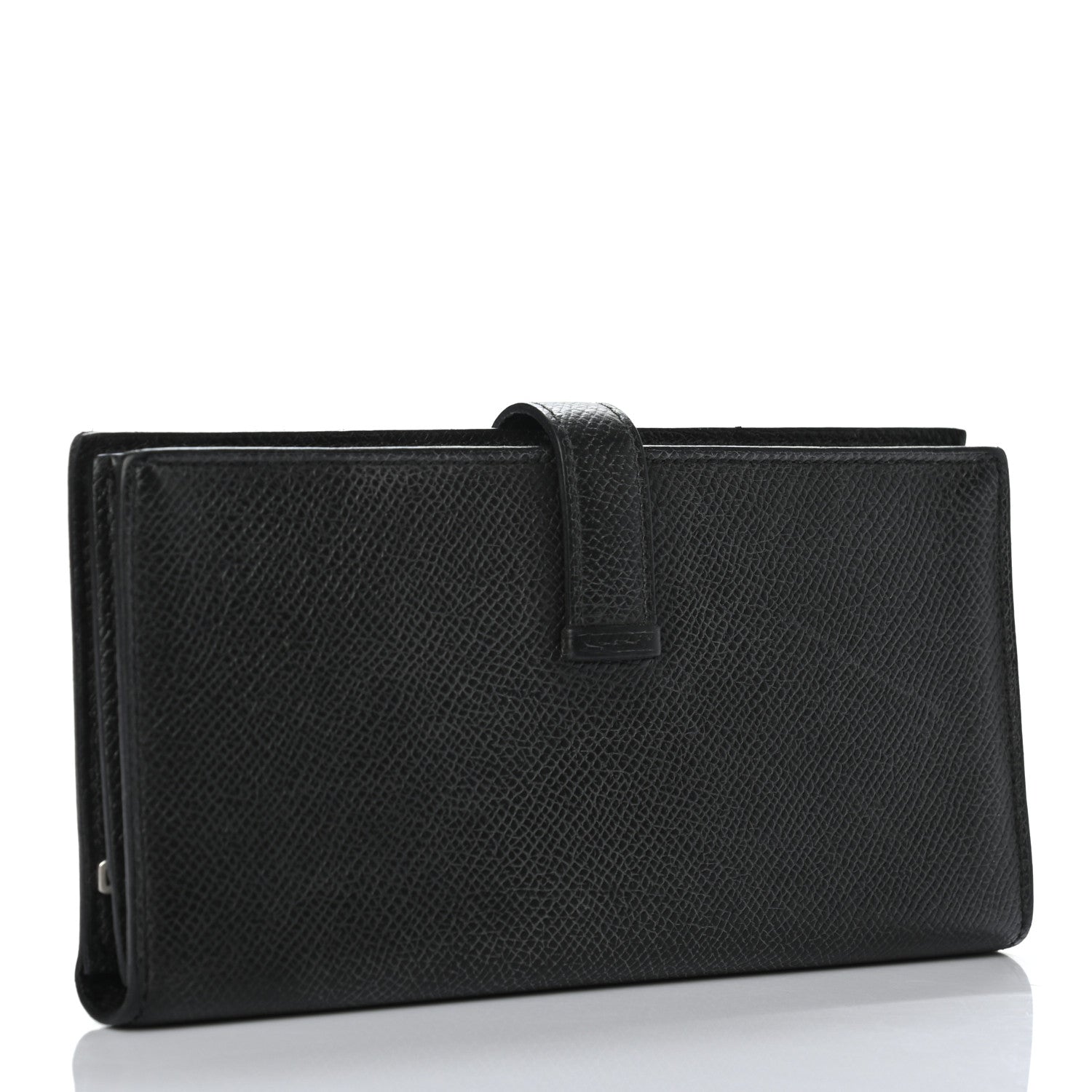 Hermes Epsom Bearn Gusset Wallet Black 3 of 6