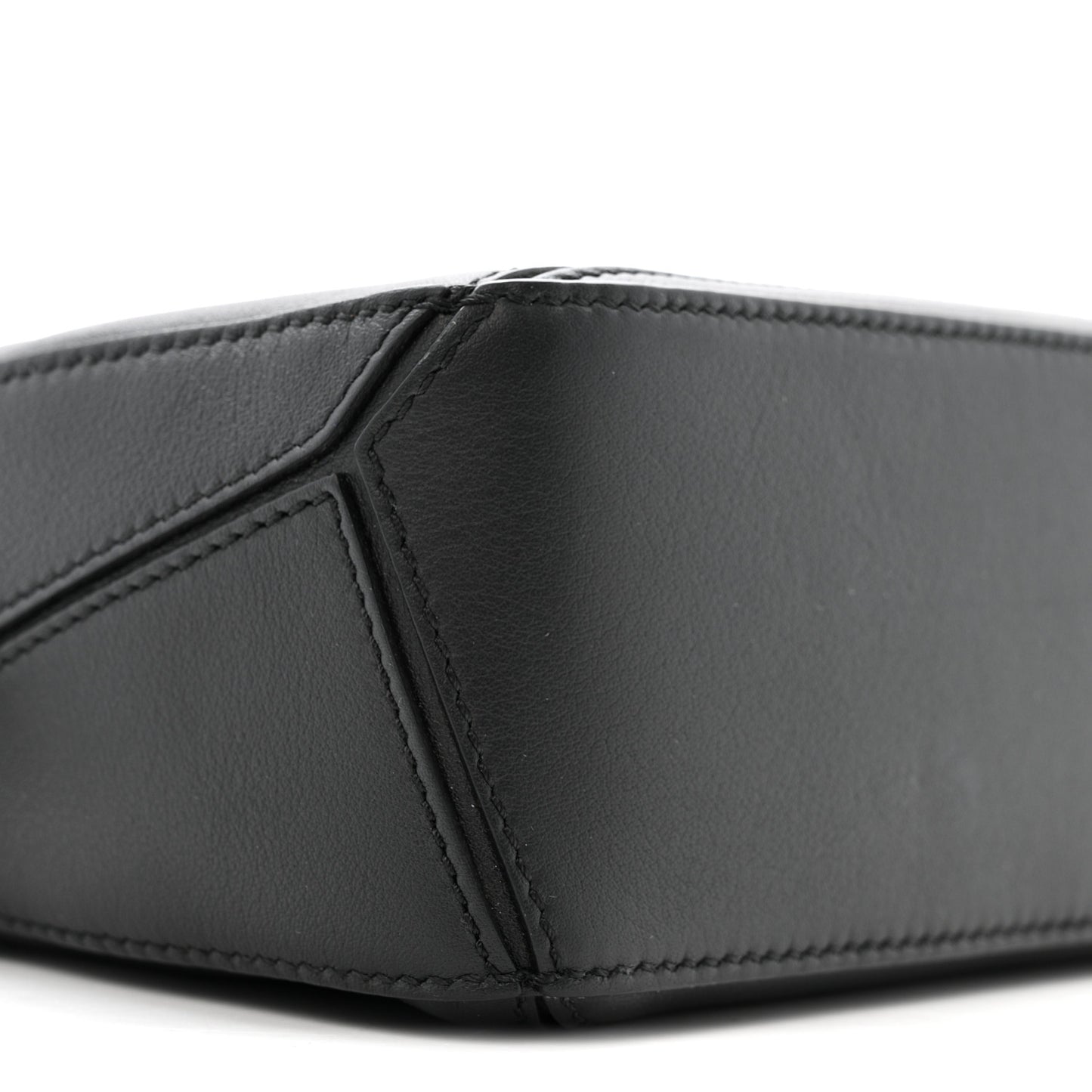 Calfskin Mini Puzzle Bag Black