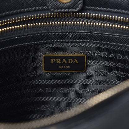Prada Saffiano Lux Medium Tote Nero Black 6 of 12