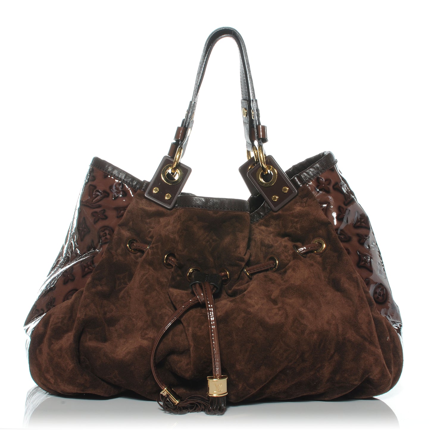 Suede Monogram Irene Espresso