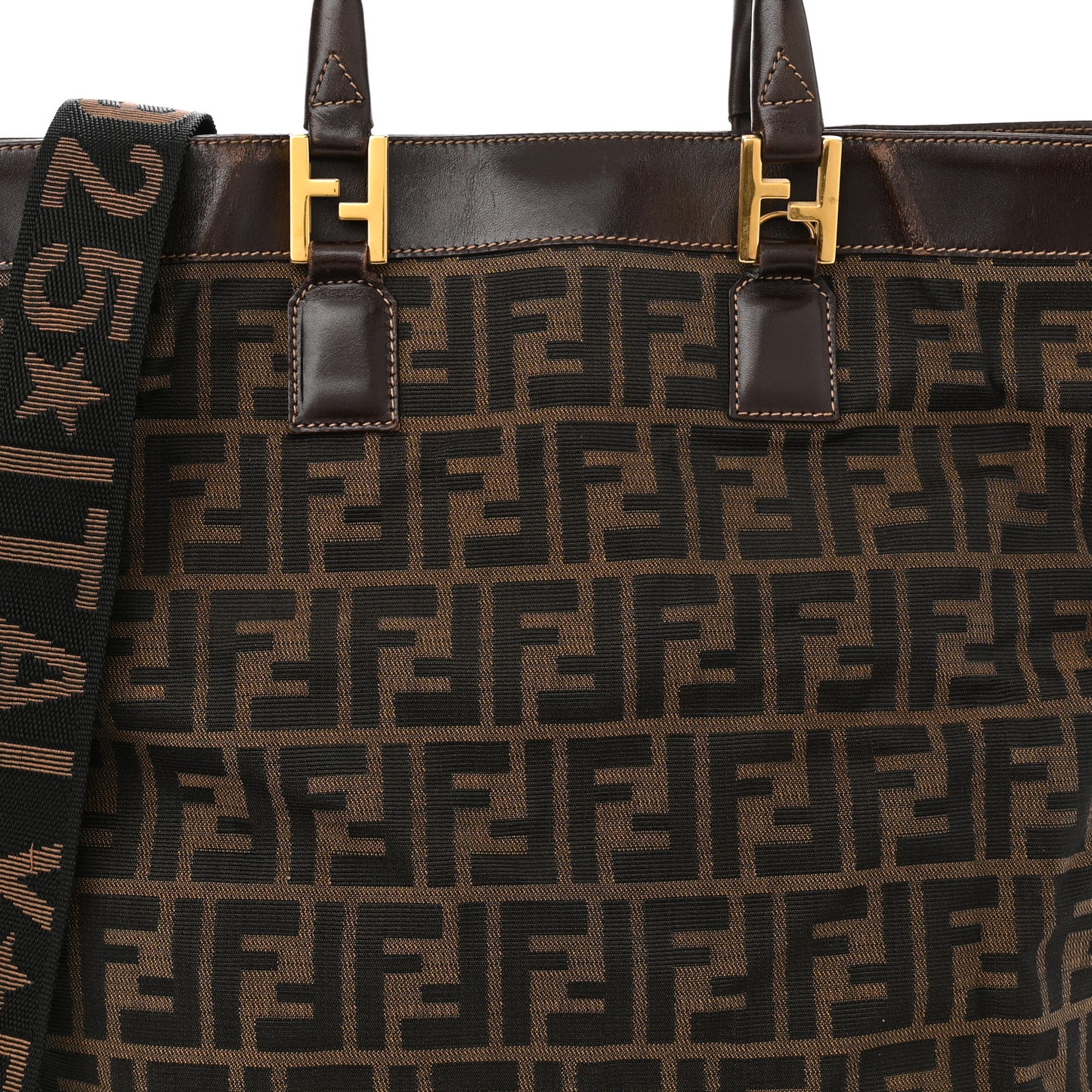 Zucca Top Handle Tote Tobacco