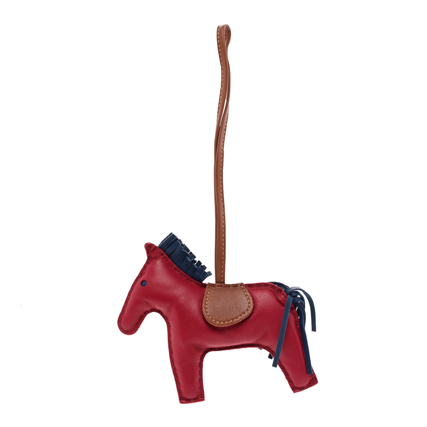 Milo Lambskin Grigri Rodeo Horse Bag Charm MM