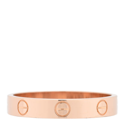 Cartier 18K Pink Gold 3.5mm LOVE Wedding Band Ring 58 8.5 3 of 4