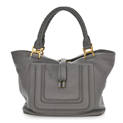 Chloe Calfskin Large New Marcie Tote Cashmere Grey 1 of 11