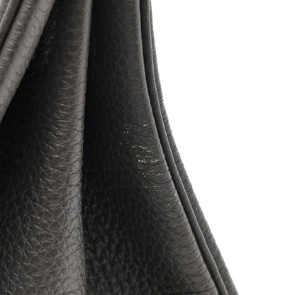 Hermes Togo Horseshoe Birkin 35 Graphite Vert Bengale 15 of 20