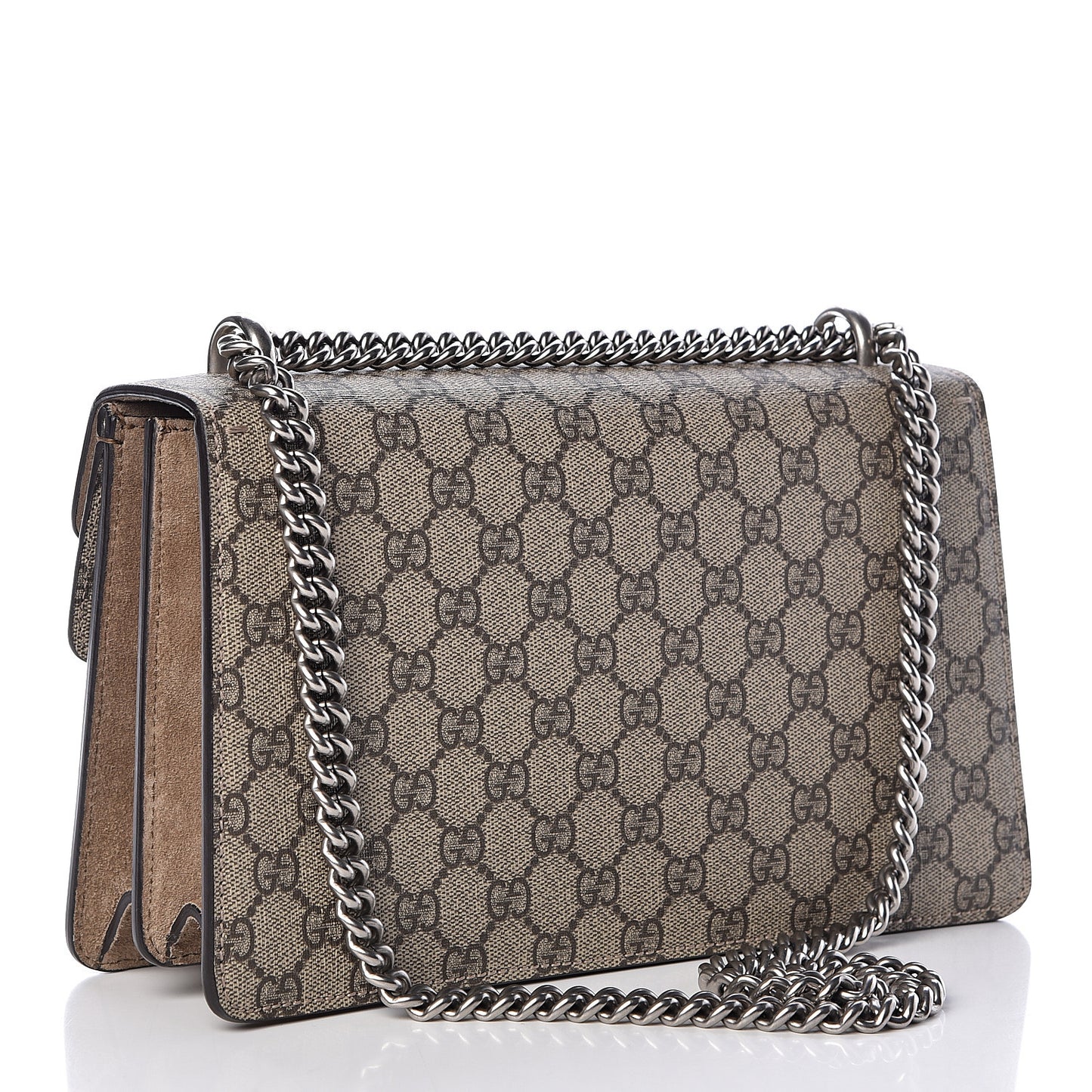 GG Supreme Monogram Small Dionysus Shoulder Bag Taupe
