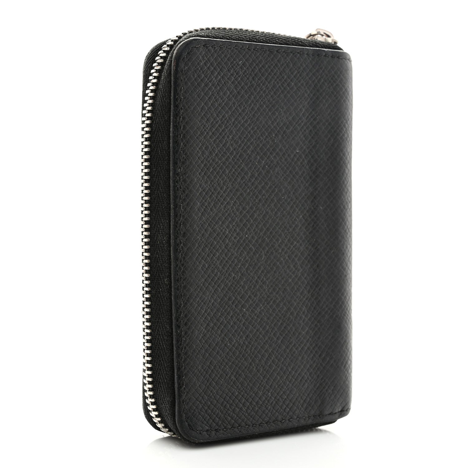 Louis Vuitton Taiga Zippy Coin Purse Vertical Black 3 of 8