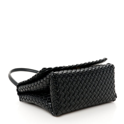 Bottega Veneta Nappa Intrecciato Patti Top Handle Bag Black 4 of 11