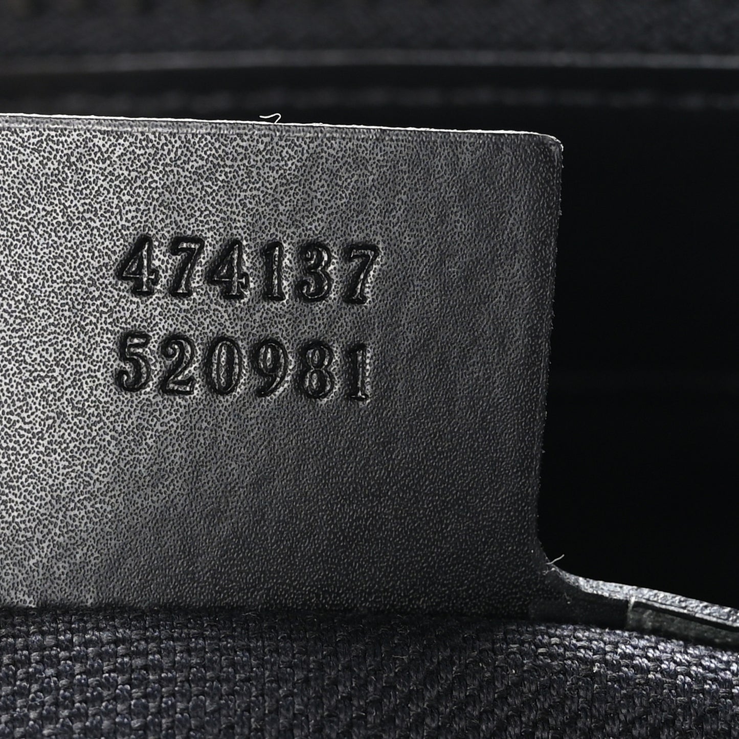 GG Supreme Monogram Appia Calfskin Web Flat Messenger Bag Black Grey