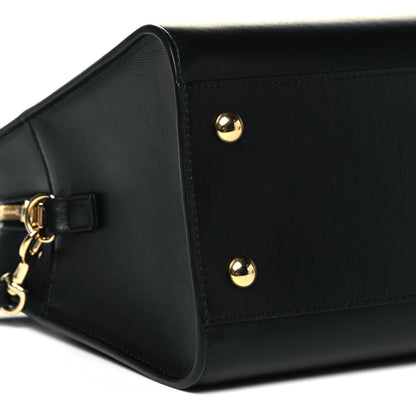 Saint Laurent Smooth Calfskin Small Monogram Cabas Black 8 of 9