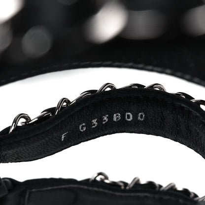 Chanel Lambskin Chain Sandals 40 Black 8 of 9