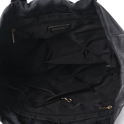 Chanel Nylon Medium Travel Tote Black 5 of 10