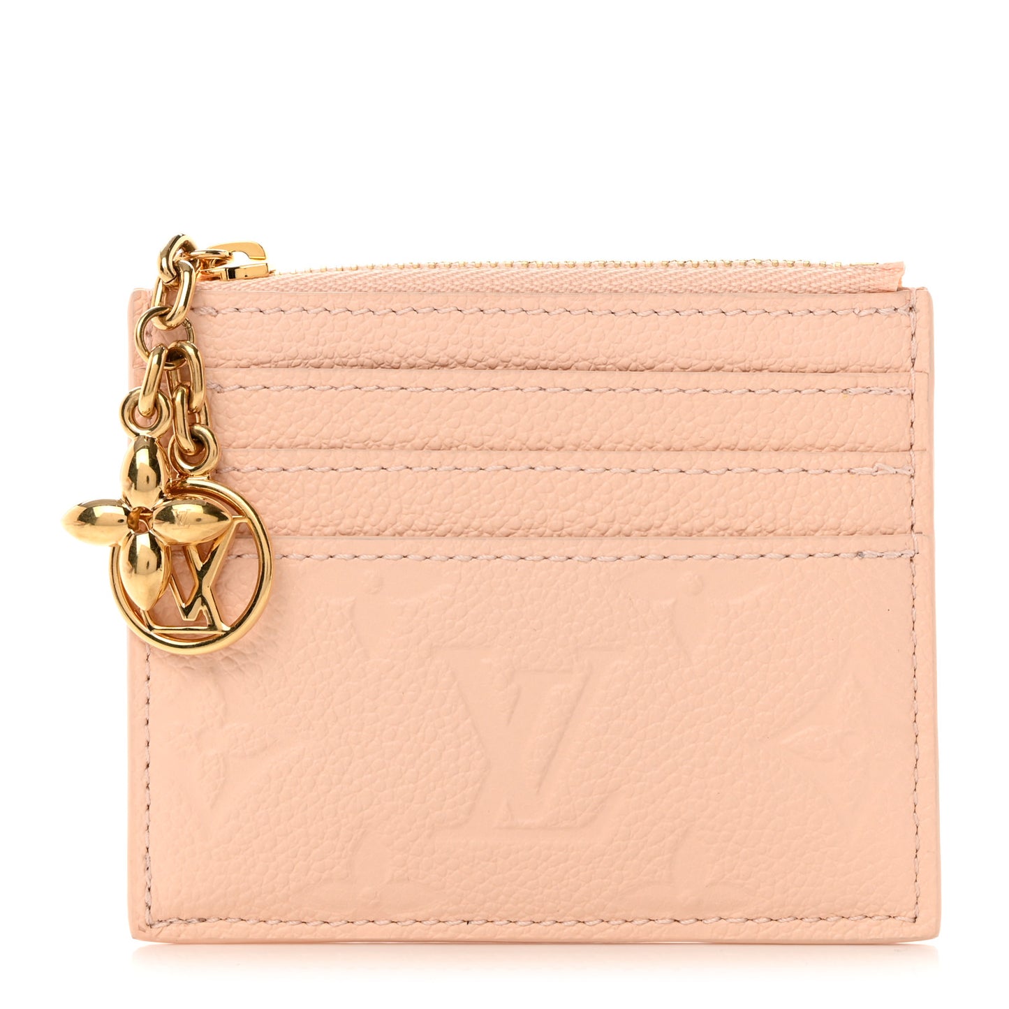 Empreinte LV Charms Card Holder Chamallow Pink