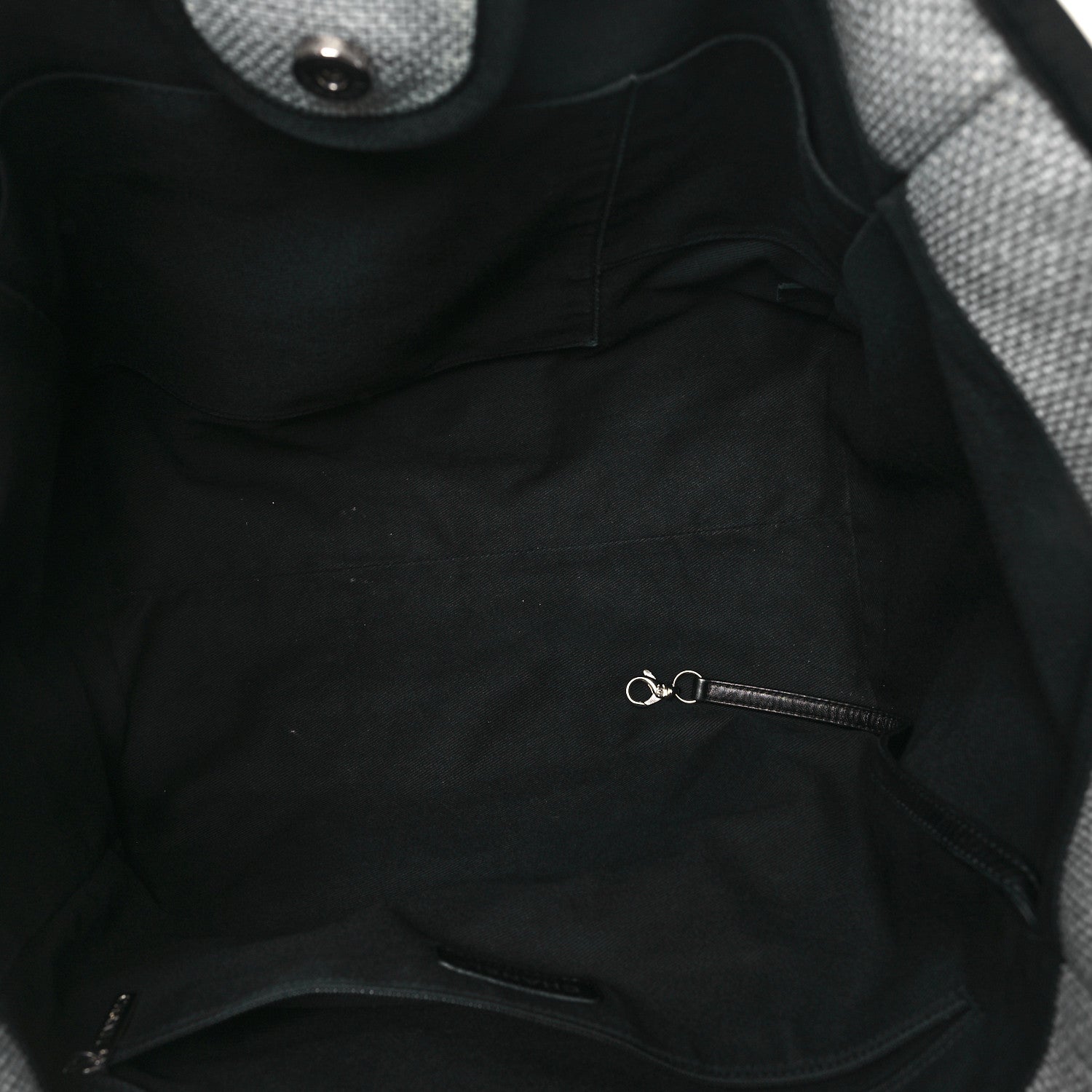 Chanel Canvas Deauville Large Tote Grey 5 of 15