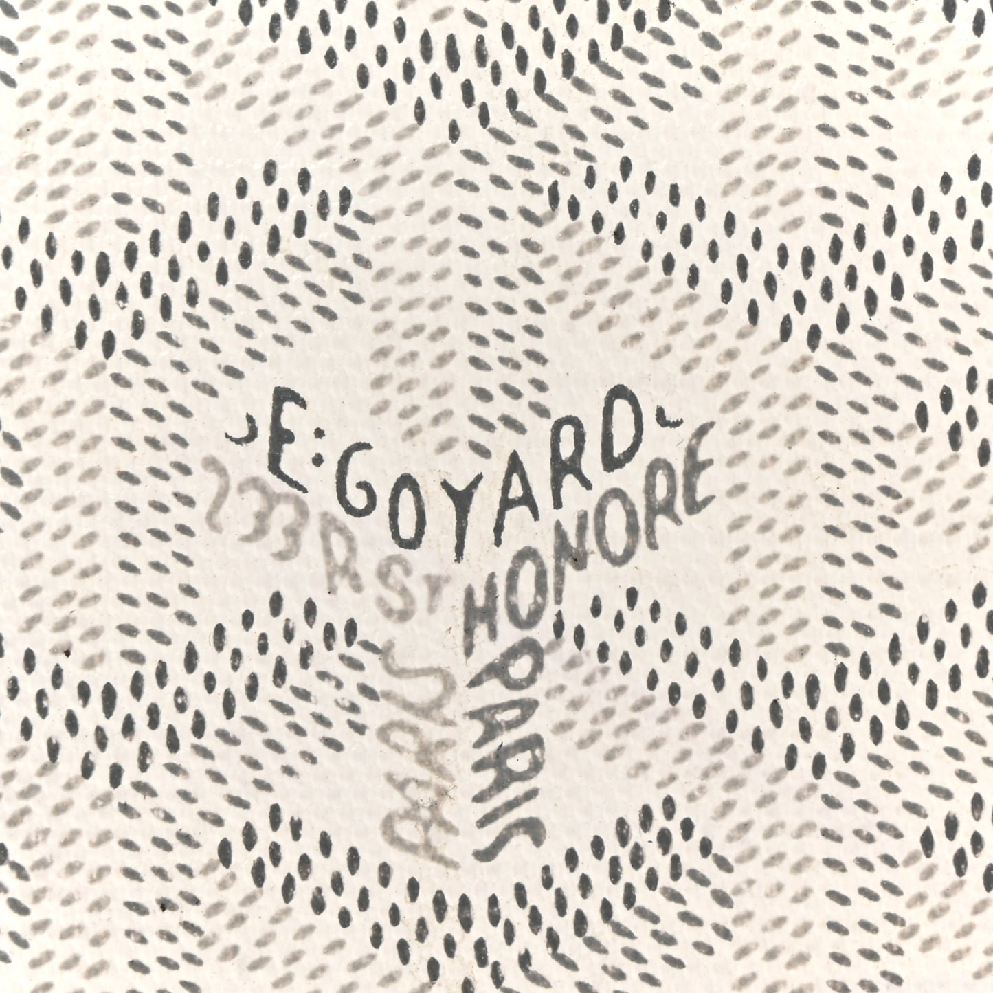 Goyardine Richelieu Wallet White