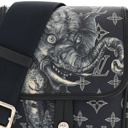 Louis Vuitton Savane Monogram Elephant Chapman Messenger BB Encre 8 of 10