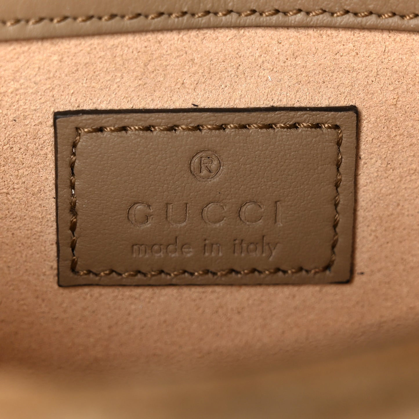 GG Supreme Monogram Super Mini Dionysus Shoulder Bag Taupe